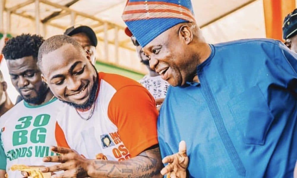 BREAKING: Gov Adeleke To Organize ‘Huge’ Concert With Davido In Osun