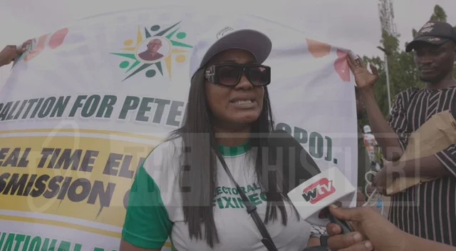 BREAKING: Widow of Man Killed by Bandits Joins NASS Protest: ‘My Children Deserve Better’