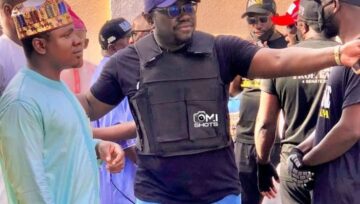 BREAKING: APC Senatorial Aspirant Wears Bulletproof Vest Amid Condolence Tour in Nasarawa