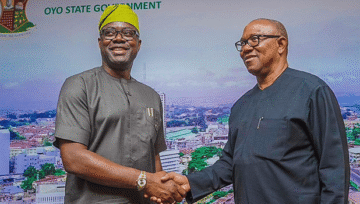 BREAKING: Peter Obi Reveals Why He Met Oyo Governor Makinde