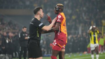 Controversy Erupts: Victor Osimhen Sees Yellow After Final Whistle in Galatasaray Cup Defeat