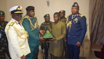 See What Happened During DHQ’s Visit to Late Gen Rabe’s Family [PHOTOS]