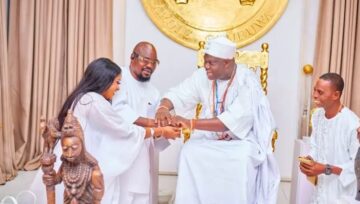 JUST IN: Baba Ijesha Receives Chieftaincy Title and Brand-New Car from Ooni of Ife