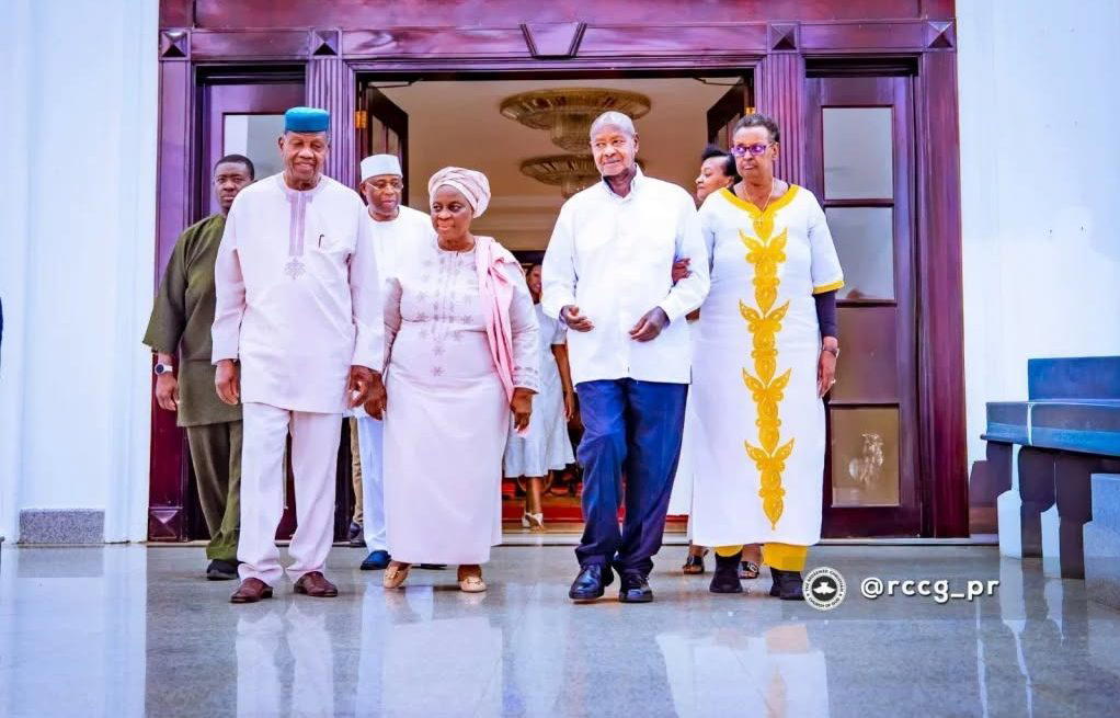 BREAKING: Ugandan President Hosts RCCG’s Adeboye in Style
