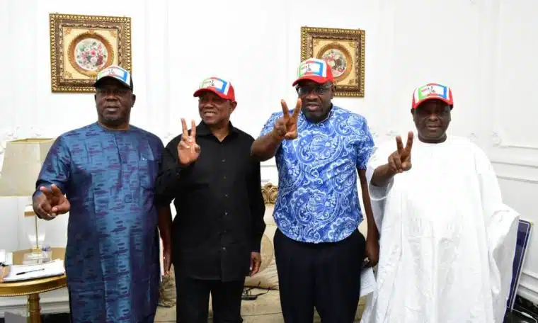 2027: Fresh Details Emerge as Dickson Meets Peter Obi, Kwankwaso (Photos)