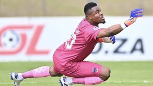 Nwabali Shines On Chippa United Return, Wins Man Of The Match Award